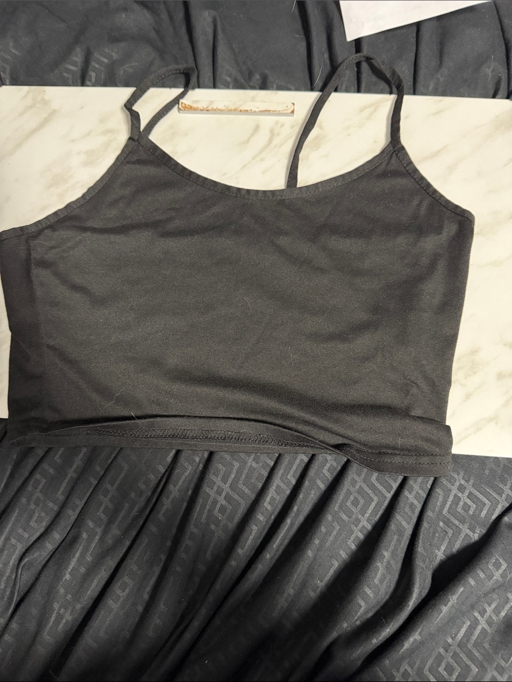 SHEIN Black Spaghetti Strap Camisole